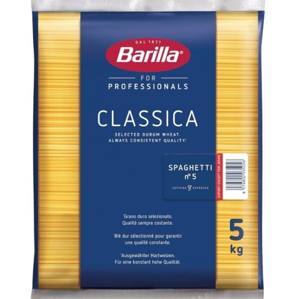 Spaghetti Nudeln, Barilla (5Kg) /  (3x5Kg)