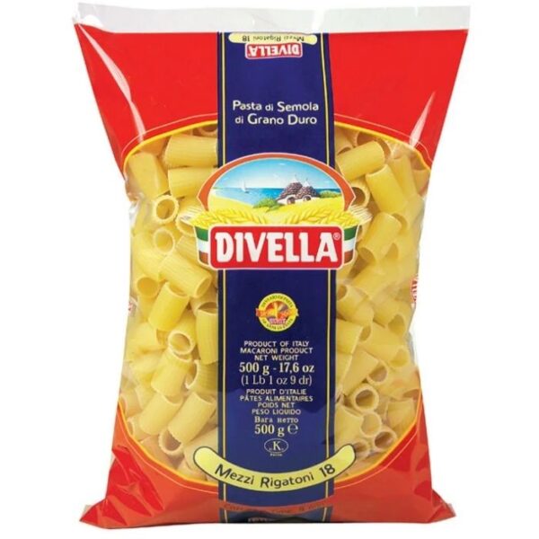 Rigatoni Nudeln, Divella (5Kg) / (3x5Kg)