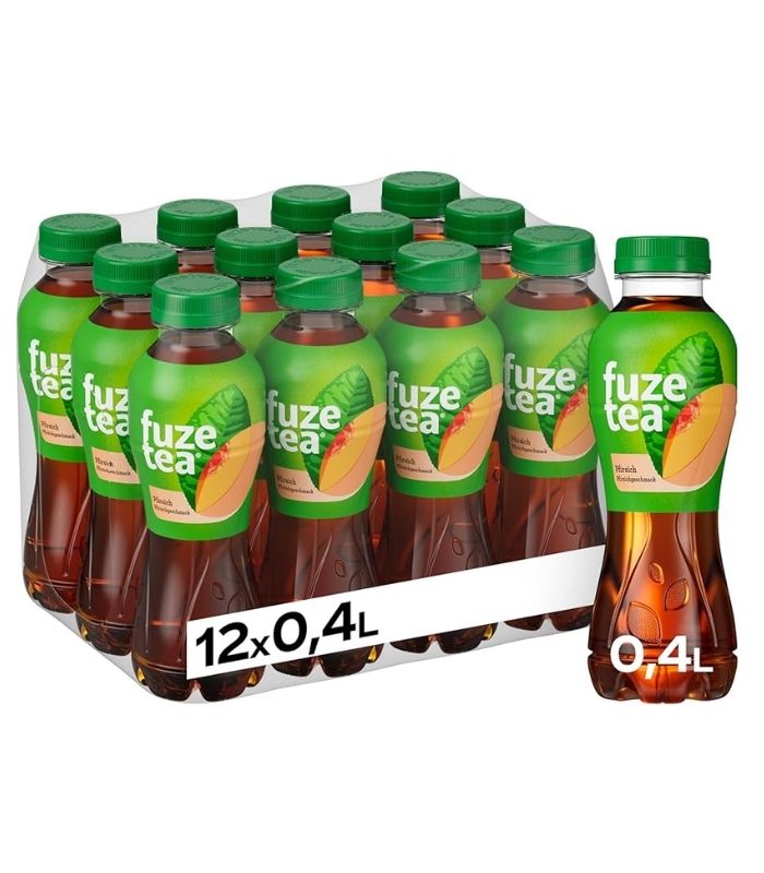 1 - 2026-06-28T222733.013 Fuze Ice Tea Pfirsich 12x 0,4l inkl. Pfand - Image 1