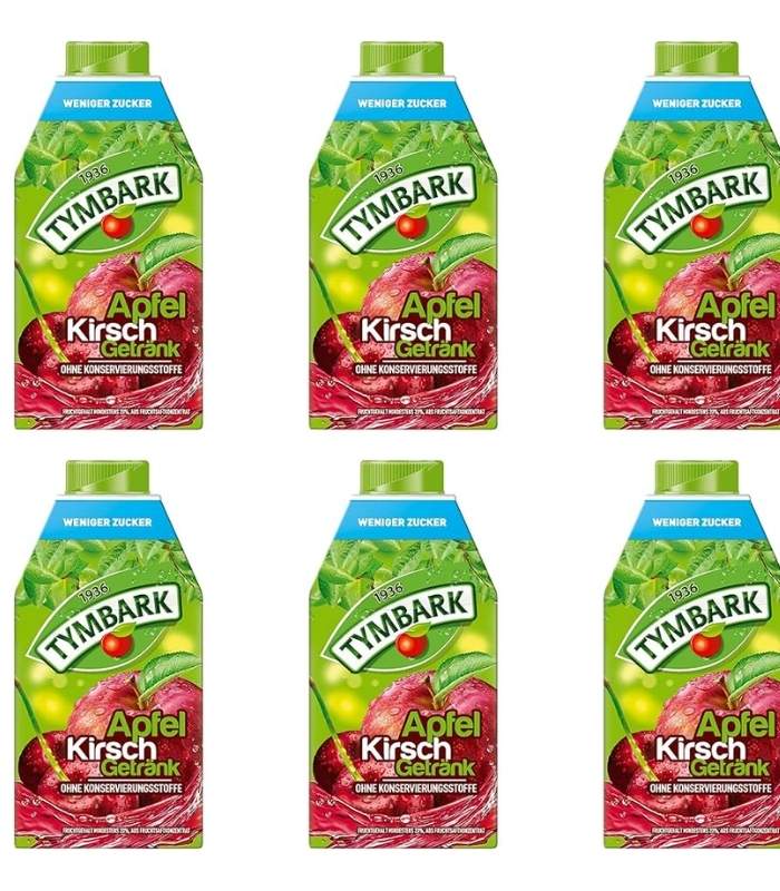1 - 2026-06-28T223009.418 Tymbark Apfel/ Kirsch 6 x 500 ml ( Tetrapack ) - Image 1
