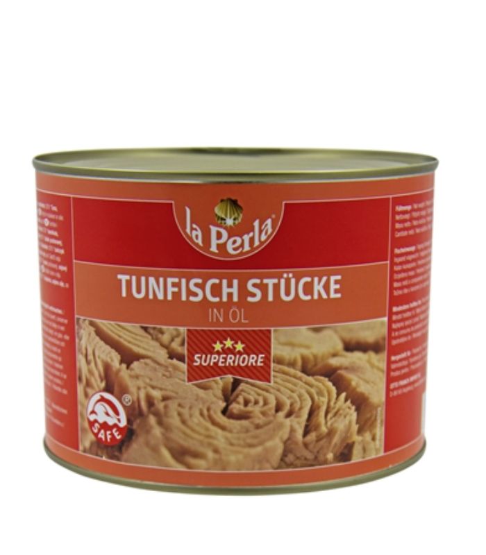 1 - 2026-06-29T094315.826 Thunfisch-Stücke in Öl, La Perla (1,705Kg) - Image 1