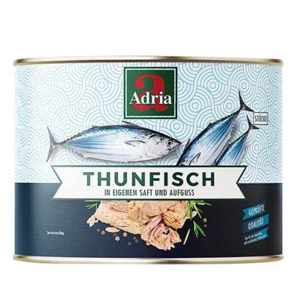 Thunfisch-Stücke in eigenem Saft und Aufguss, (1,705Kg)