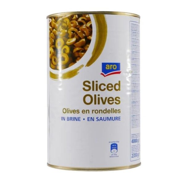 Oliven in Scheiben, grün (4Kg)