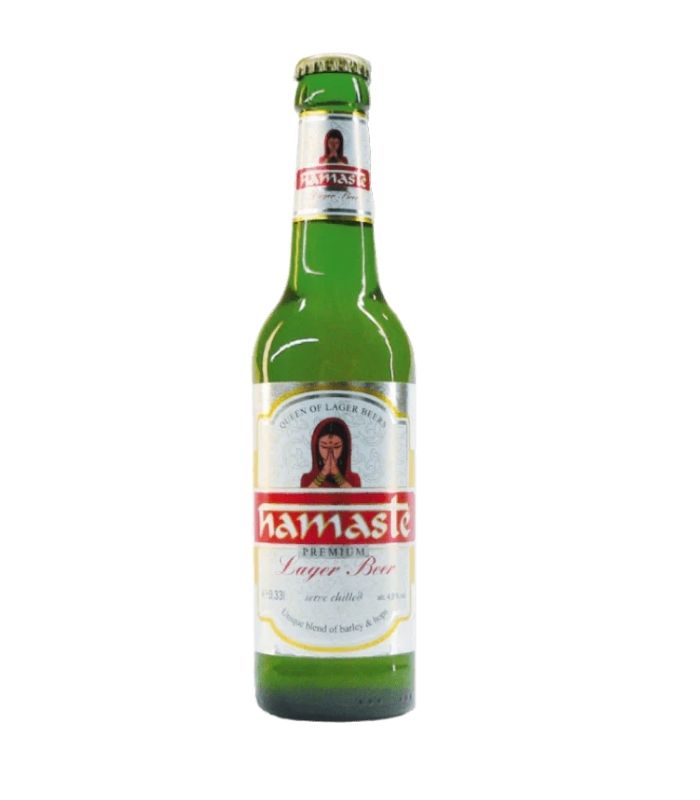 1 (24) Bier Namaste Premium Lager 4,8% inkls. Pfand 330ml (24 Flaschen) - Image 1