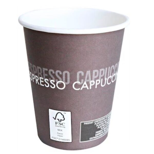 Kaffeebecher braun Plastik (30*100St. 0,2l)
