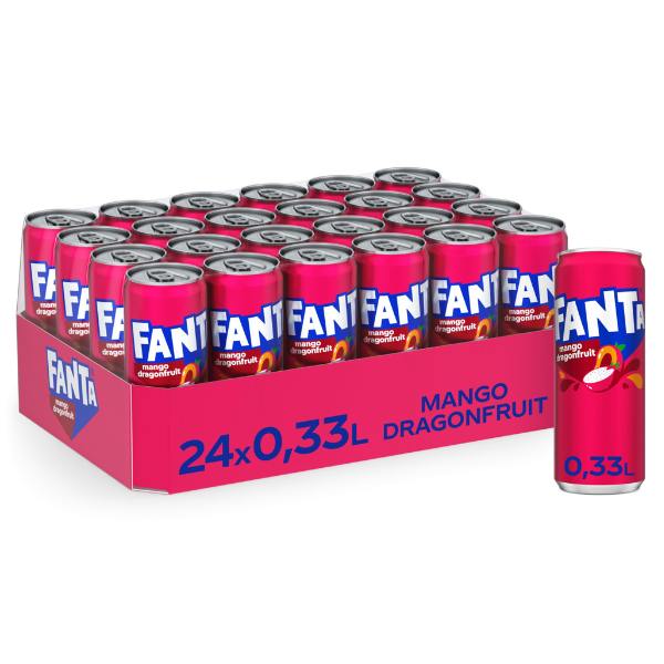 Coca Cola light ( 24 x 0,33 ) inkl. Pfand (1) Fanta Mango & Drachenfrucht 0,33l Dose inkl. Pfand - Image 1