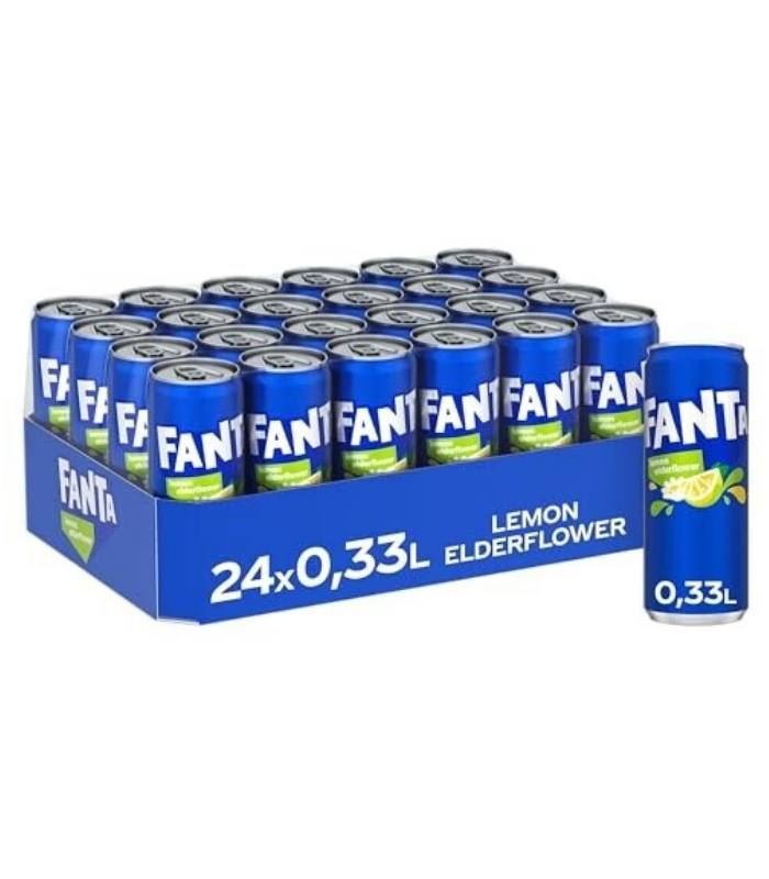 Untitled design - 2026-06-24T232336.995 Fanta Lemon & Elderflower - Dose (24 x 0,33 l ) inkl. Pfand ( blau ) - Image 1