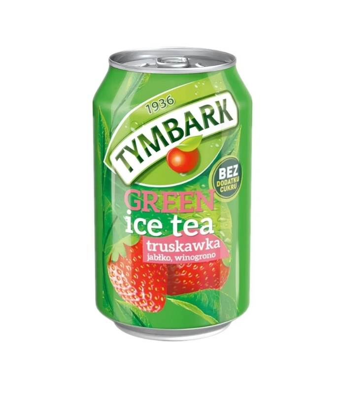 Your paragraph text (52) Tymbark green Ice Tea Erdbeer - Image 1